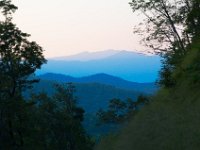 Layered Blue Ridge Mountains